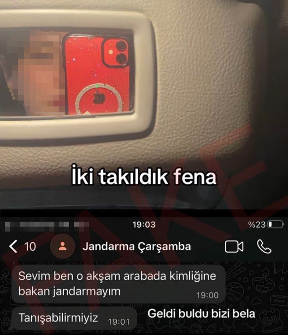 Çarşamba’da asılsız paylaşıma gözaltı
