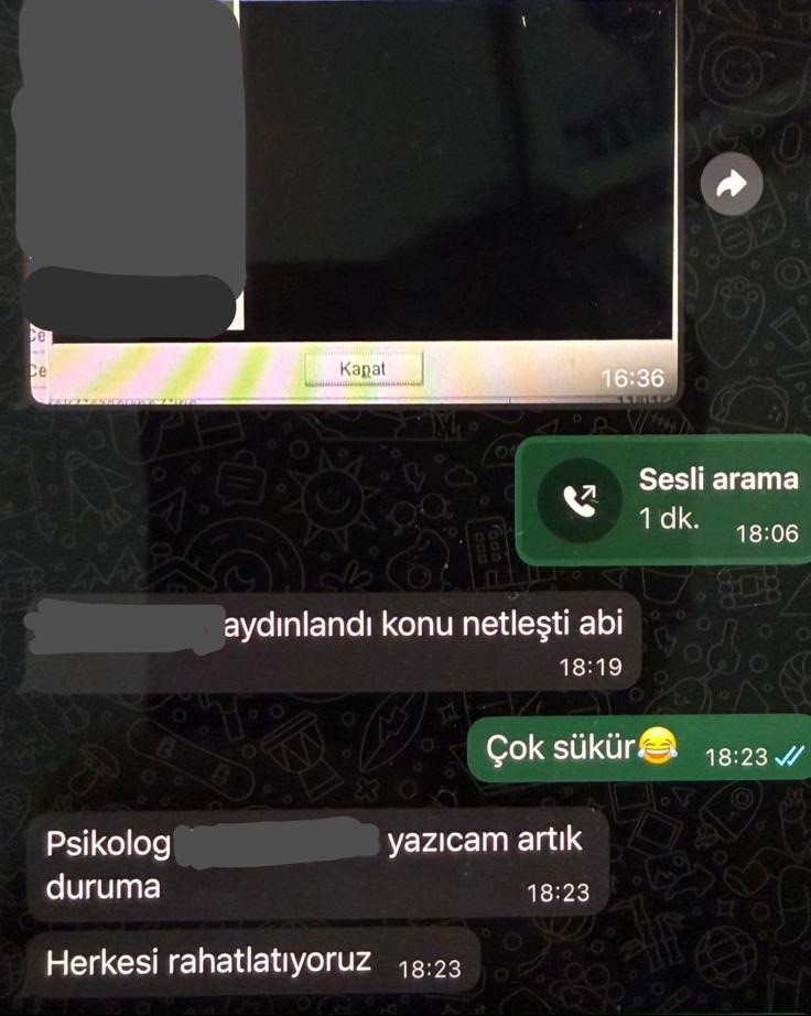 Casperlar soruşturmasında sıcak gelişme: WhatsApp yazışmaları ortaya çıktı
