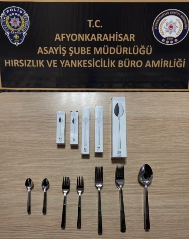 Çatal kaşık dahi çalan hırsızları polis yakaladı
