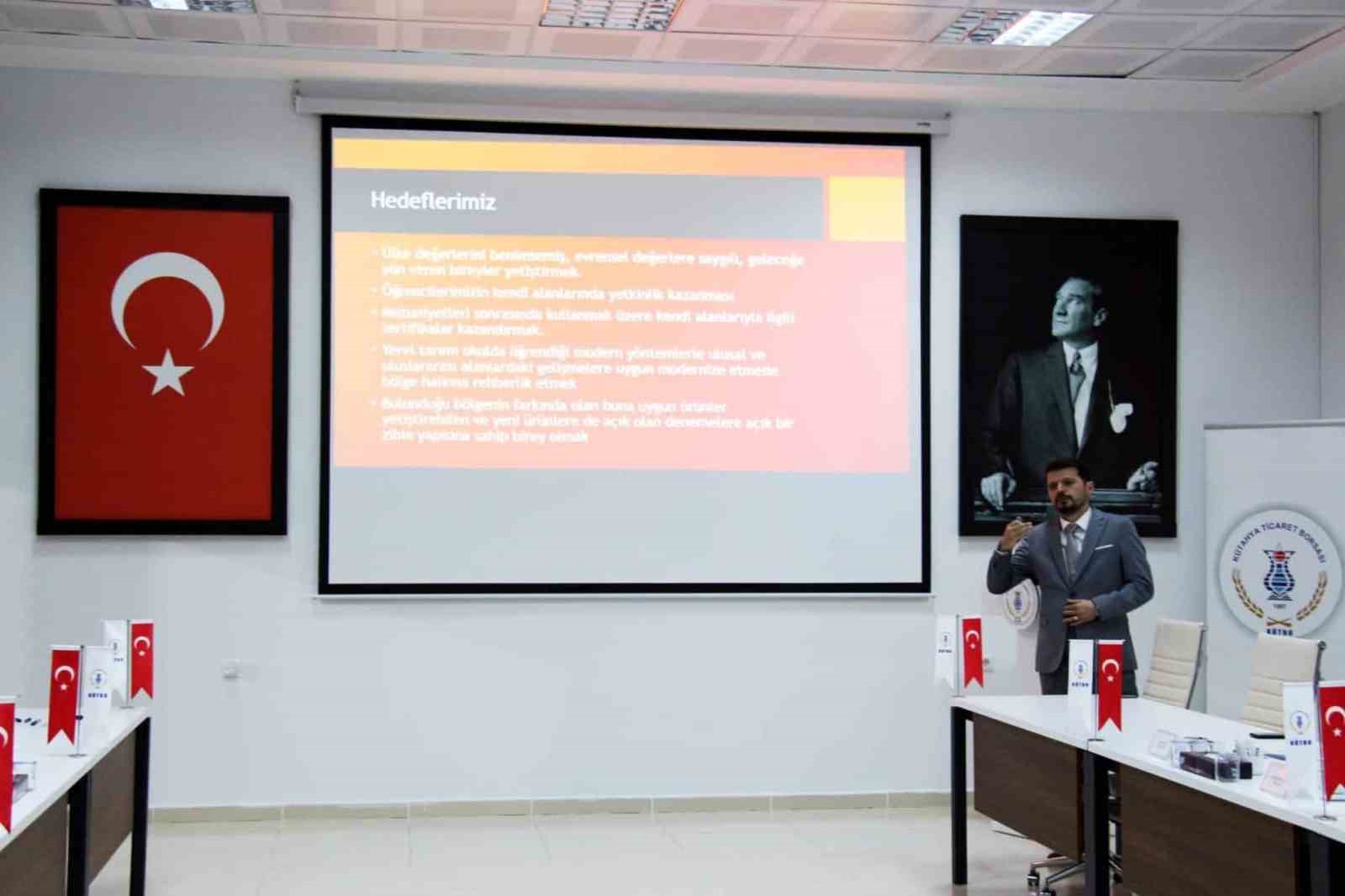 Çavdarhisar’da mesleki eğitimde iş birliği güçleniyor
