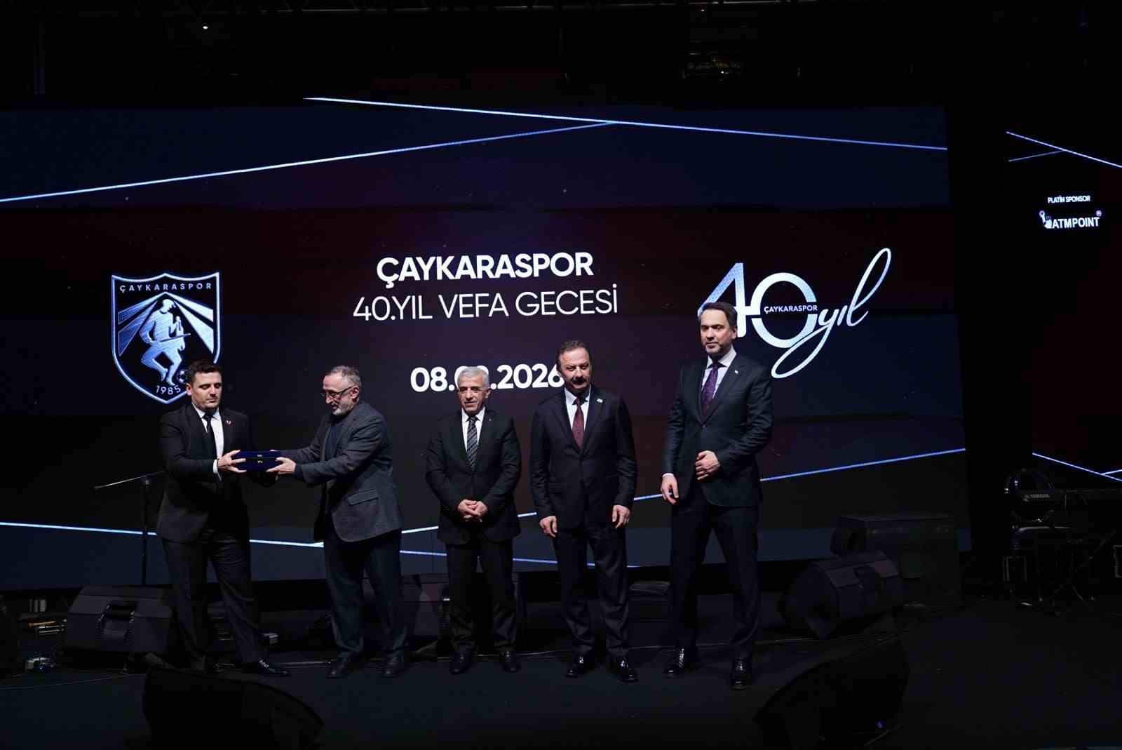 Çaykaralı iş insanı Yasin Yavuz’dan, 40. Yıl Vefa Gecesi’ne destek
