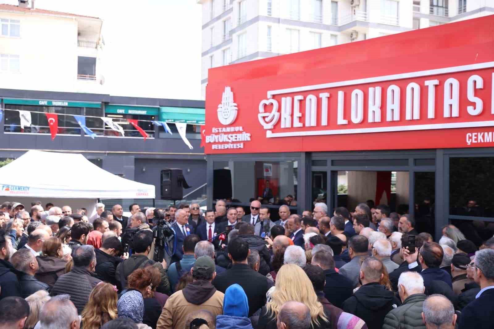 Çekmeköy Kent Lokantası hizmete başladı
