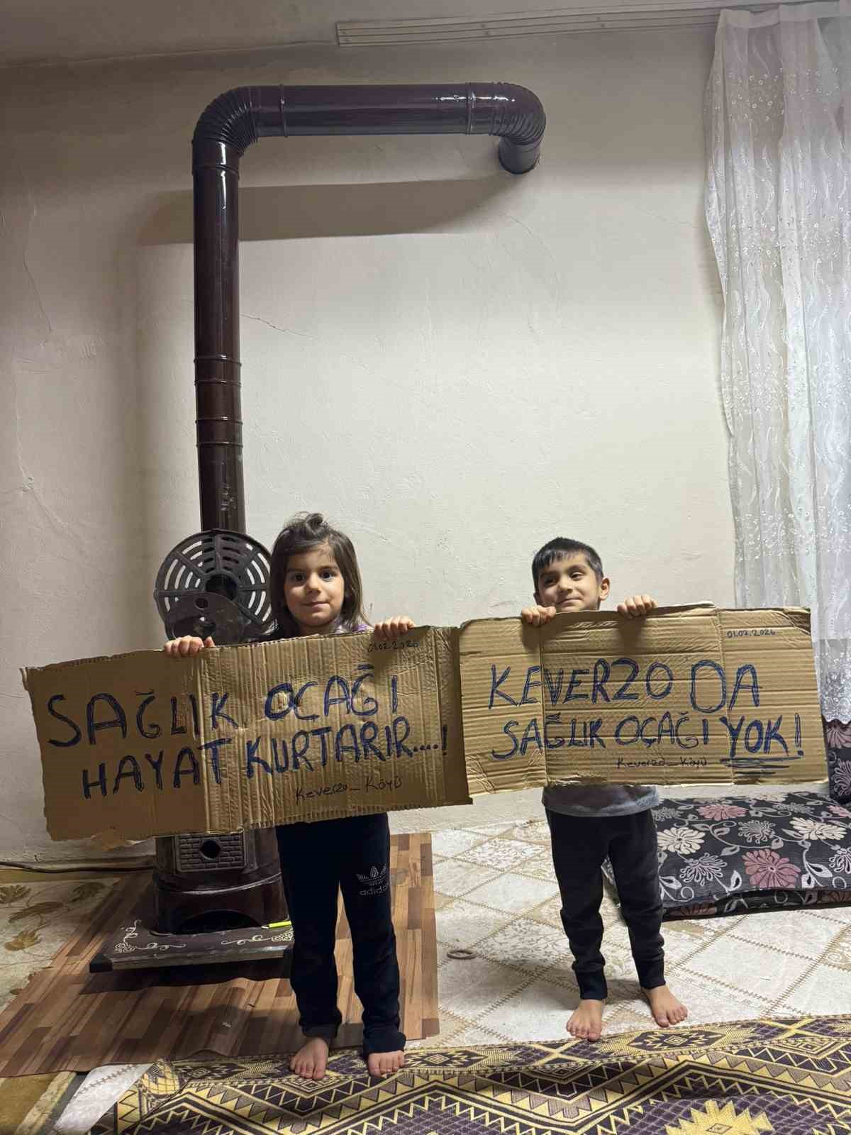 Çektikleri videoyla köylerine sağlık ocağı istediler
