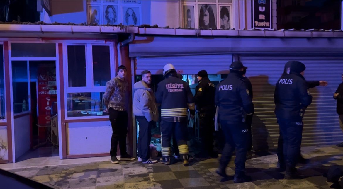 Çerkezköy’de iş yeri yangını
