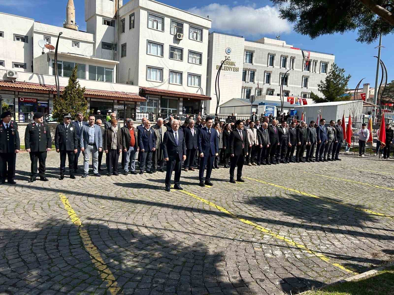 Çermik’te 18 Mart Çanakkale zaferi kutlandı
