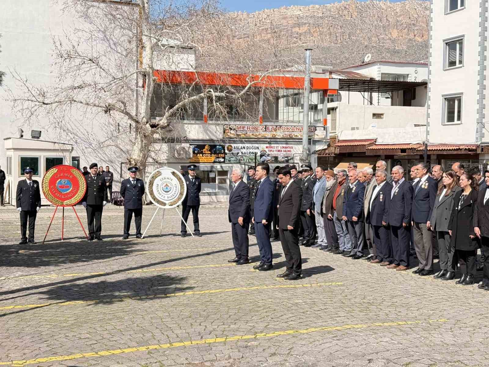 Çermik’te 18 Mart Çanakkale zaferi kutlandı
