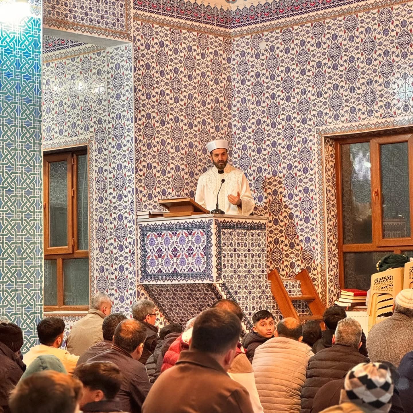 Çermik’te Kadir gecesi dualarla idrak edildi
