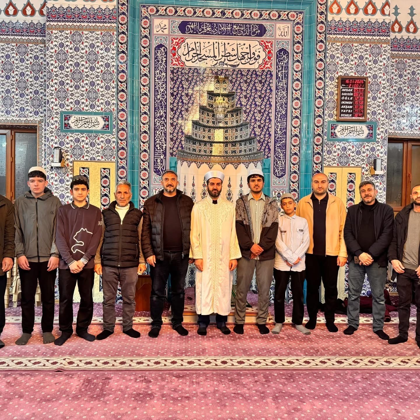 Çermik’te Kadir gecesi dualarla idrak edildi
