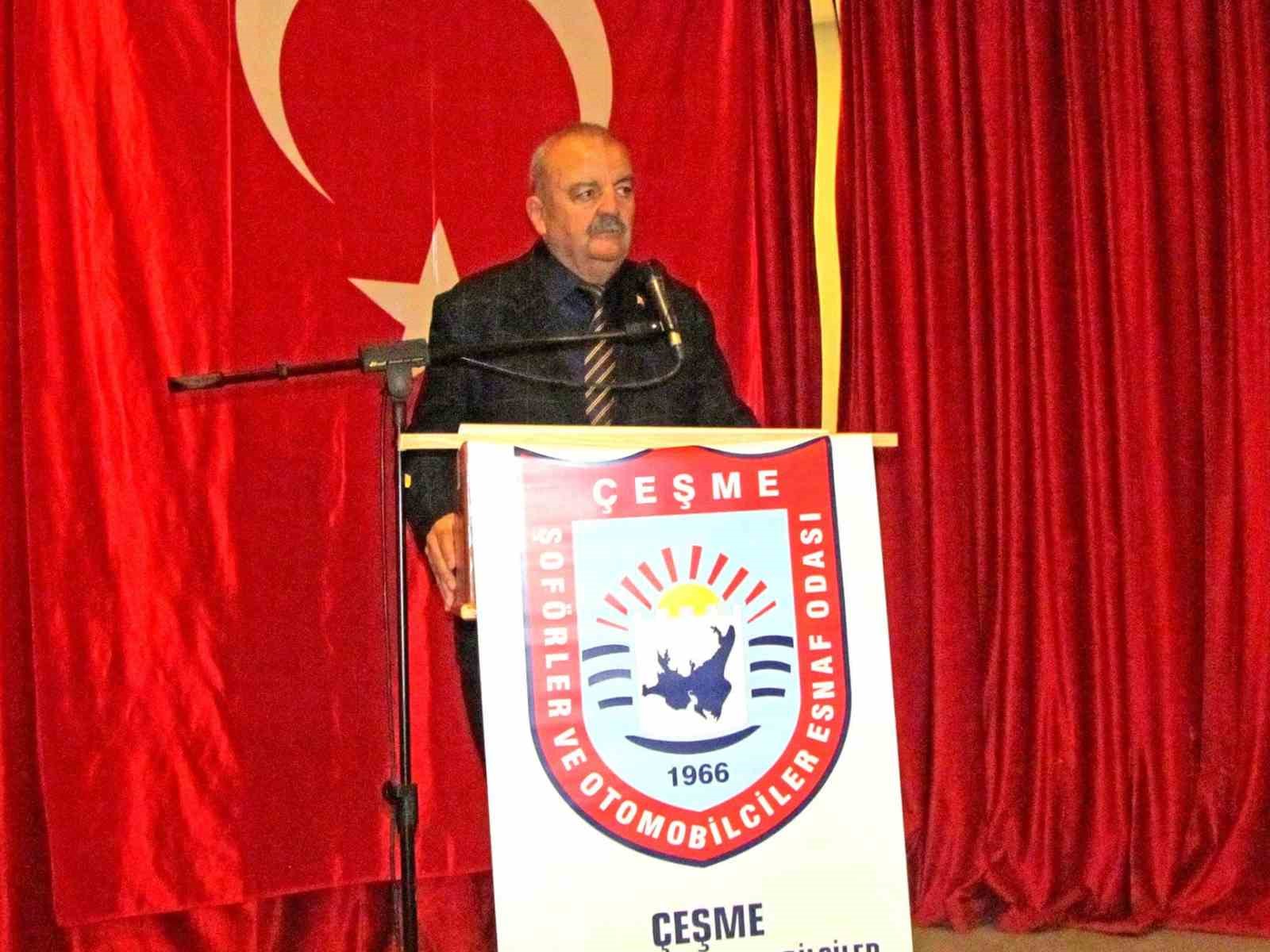 Çeşme Şoförler ve Otomobilciler Esnaf Odası’nda yeni Başkan Ali Koparal
Çeşme Şoförler ve Otomobilciler Esnaf Odası’nda yeni Başkan Ali Koparal