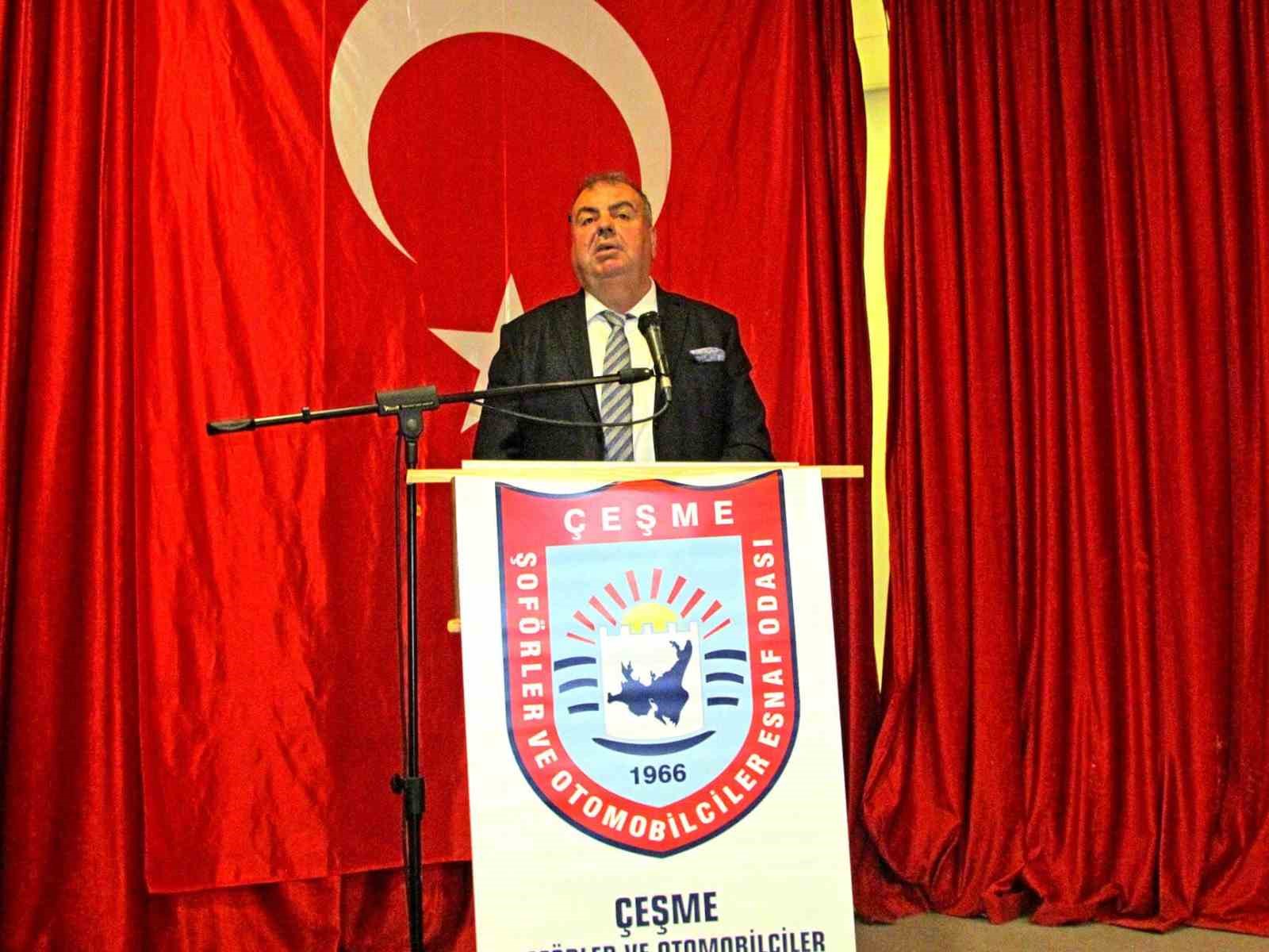 Çeşme Şoförler ve Otomobilciler Esnaf Odası’nda yeni Başkan Ali Koparal
Çeşme Şoförler ve Otomobilciler Esnaf Odası’nda yeni Başkan Ali Koparal