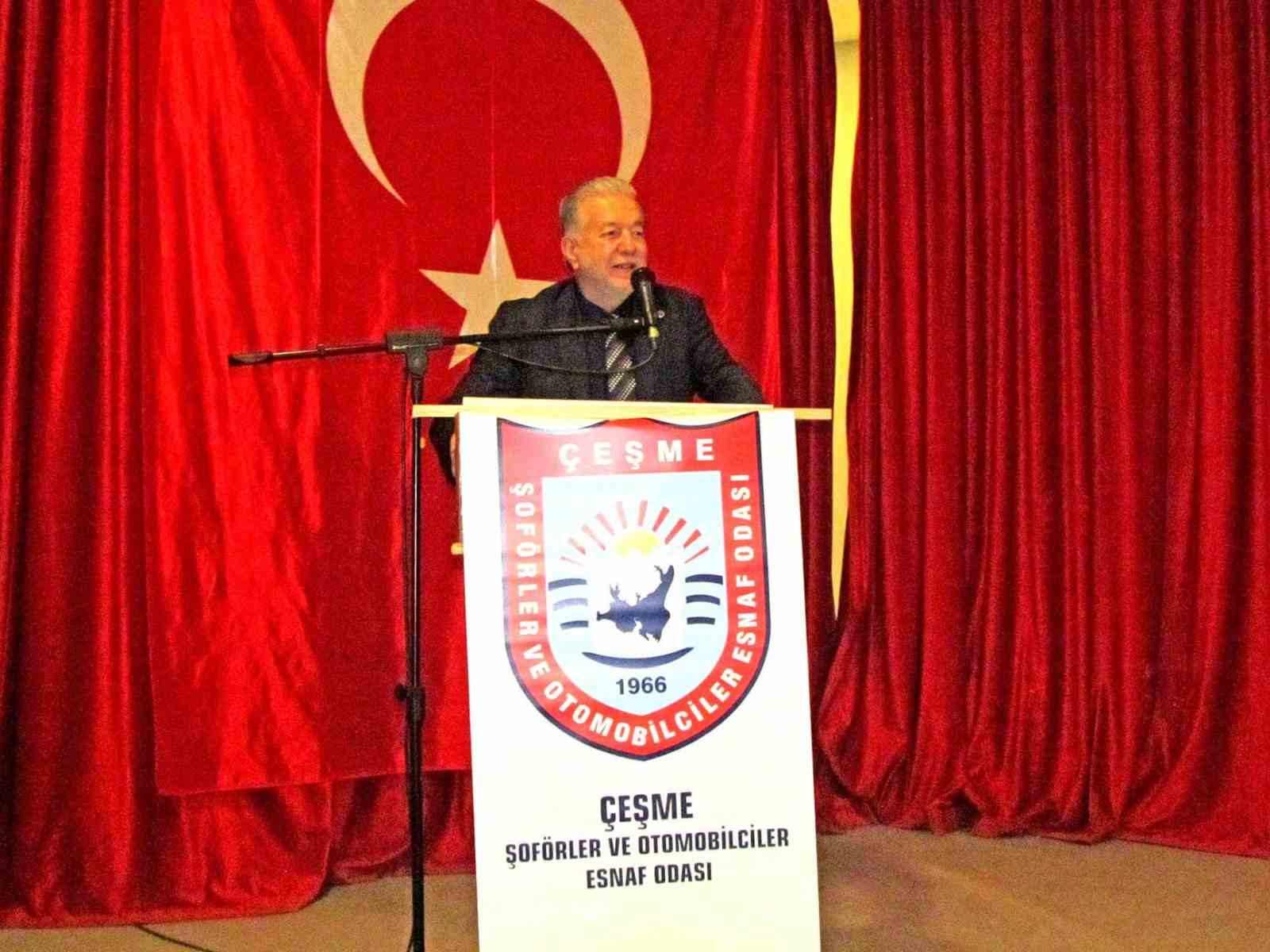 Çeşme Şoförler ve Otomobilciler Esnaf Odası’nda yeni Başkan Ali Koparal
Çeşme Şoförler ve Otomobilciler Esnaf Odası’nda yeni Başkan Ali Koparal