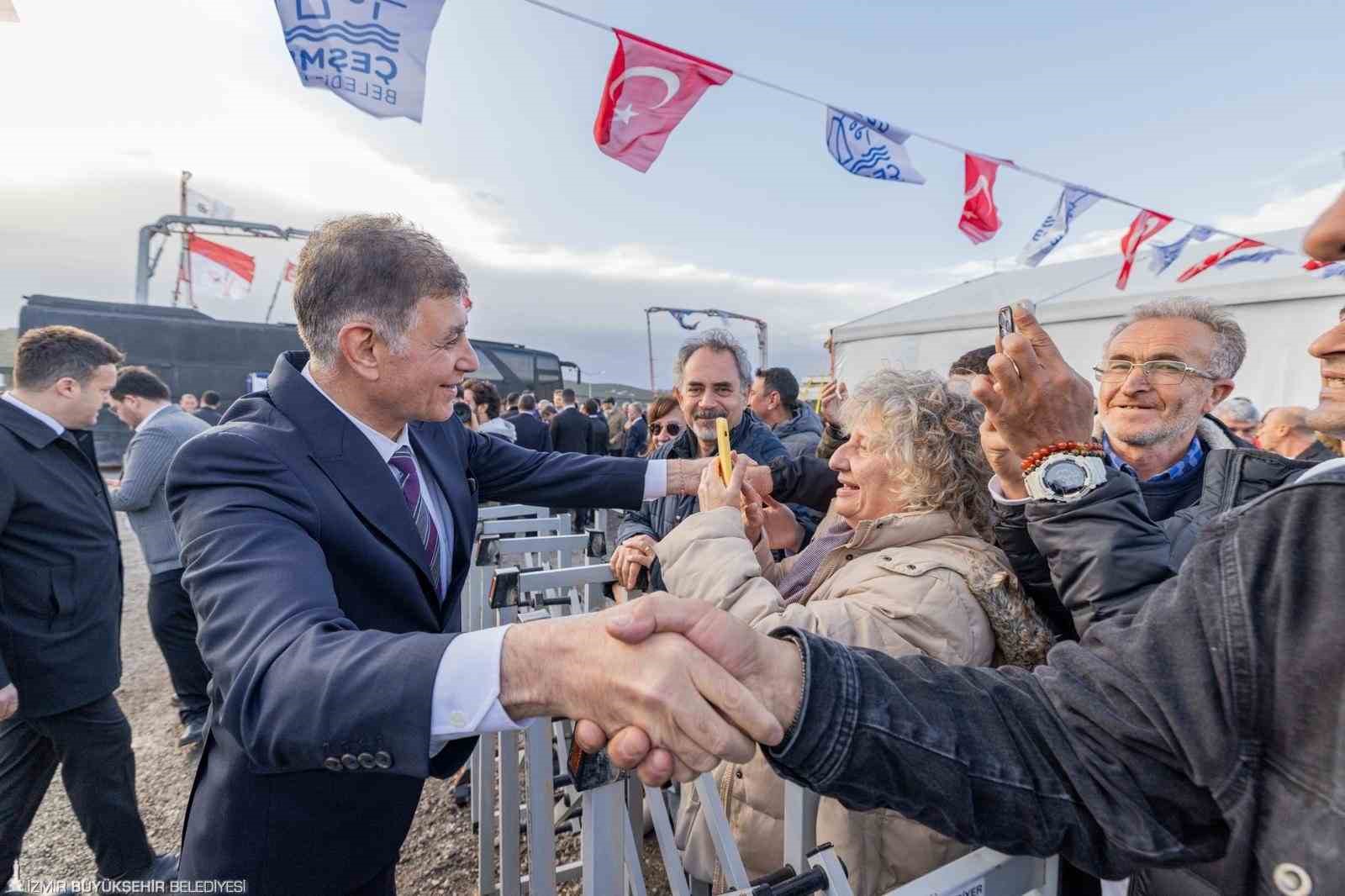 Çeşme’de kiralık sosyal konut projesi Hanem’in temeli atıldı
