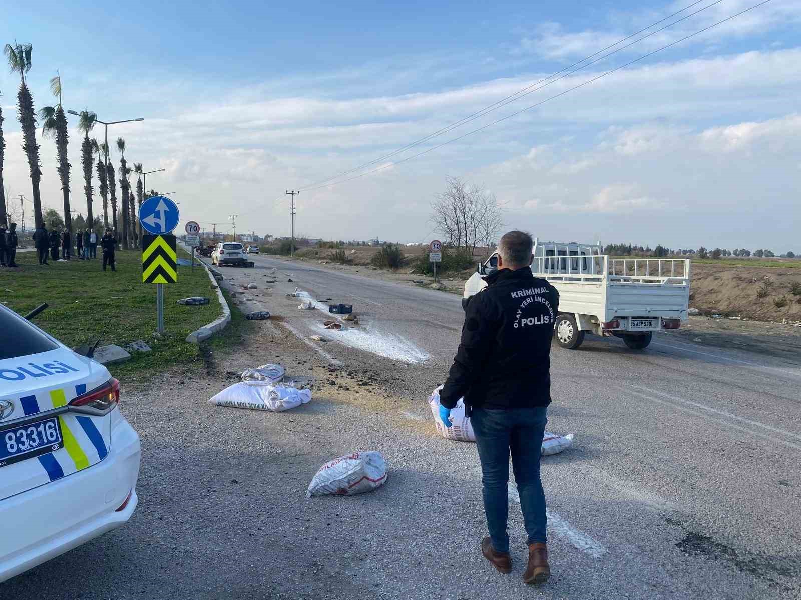 Ceyhan’da trafik kazası: 1 ölü
