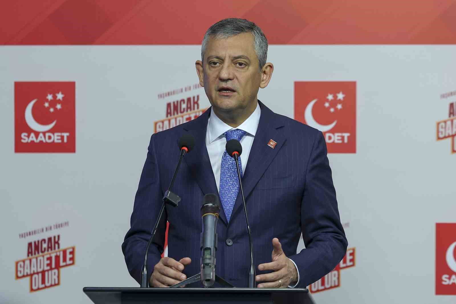 CHP Genel Başkanı Özel: "Ara seçim için her şeyi yapmaya devam edeceğiz"

