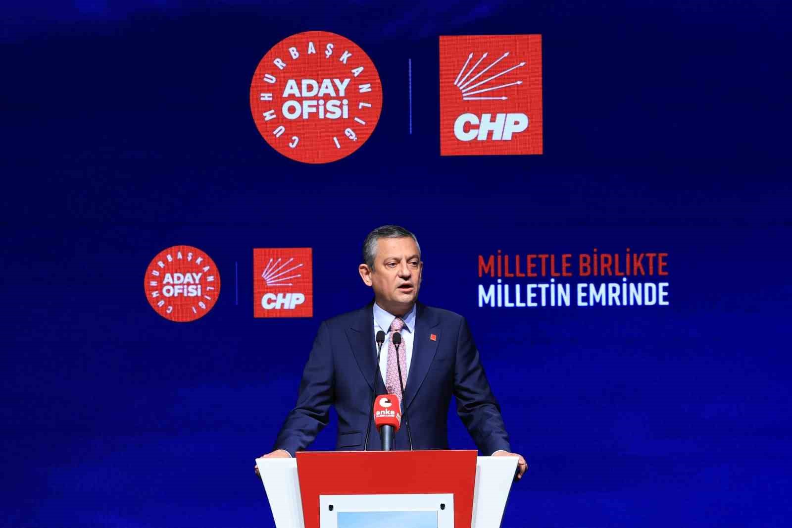 CHP Genel Başkanı Özel: "Bölgemiz bir ateş çemberine dönüşmüş durumda"
