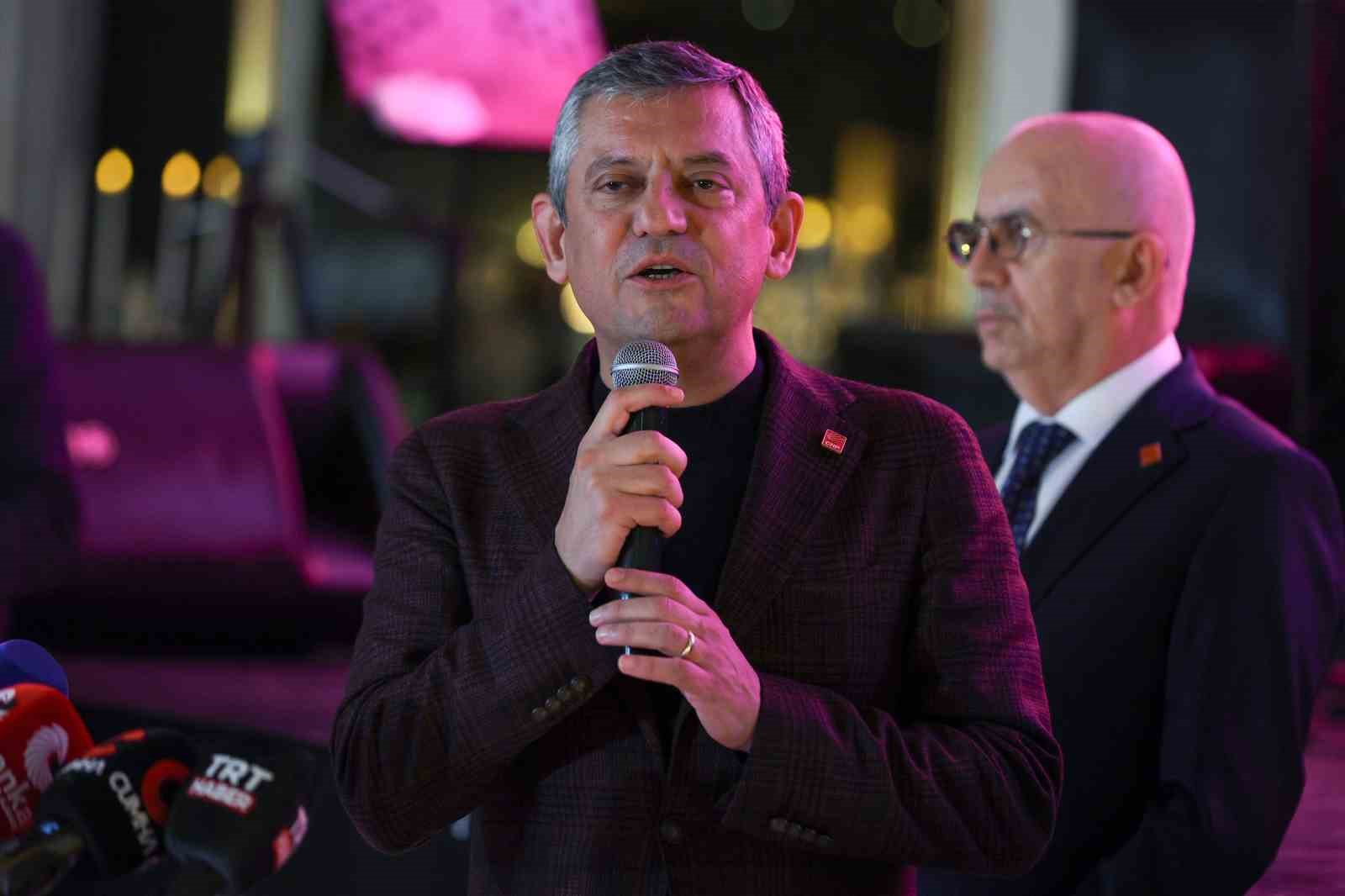 CHP Genel Başkanı Özel: "Trump’ın kurduğu düzen, yeni dünya düzeni olamaz"
