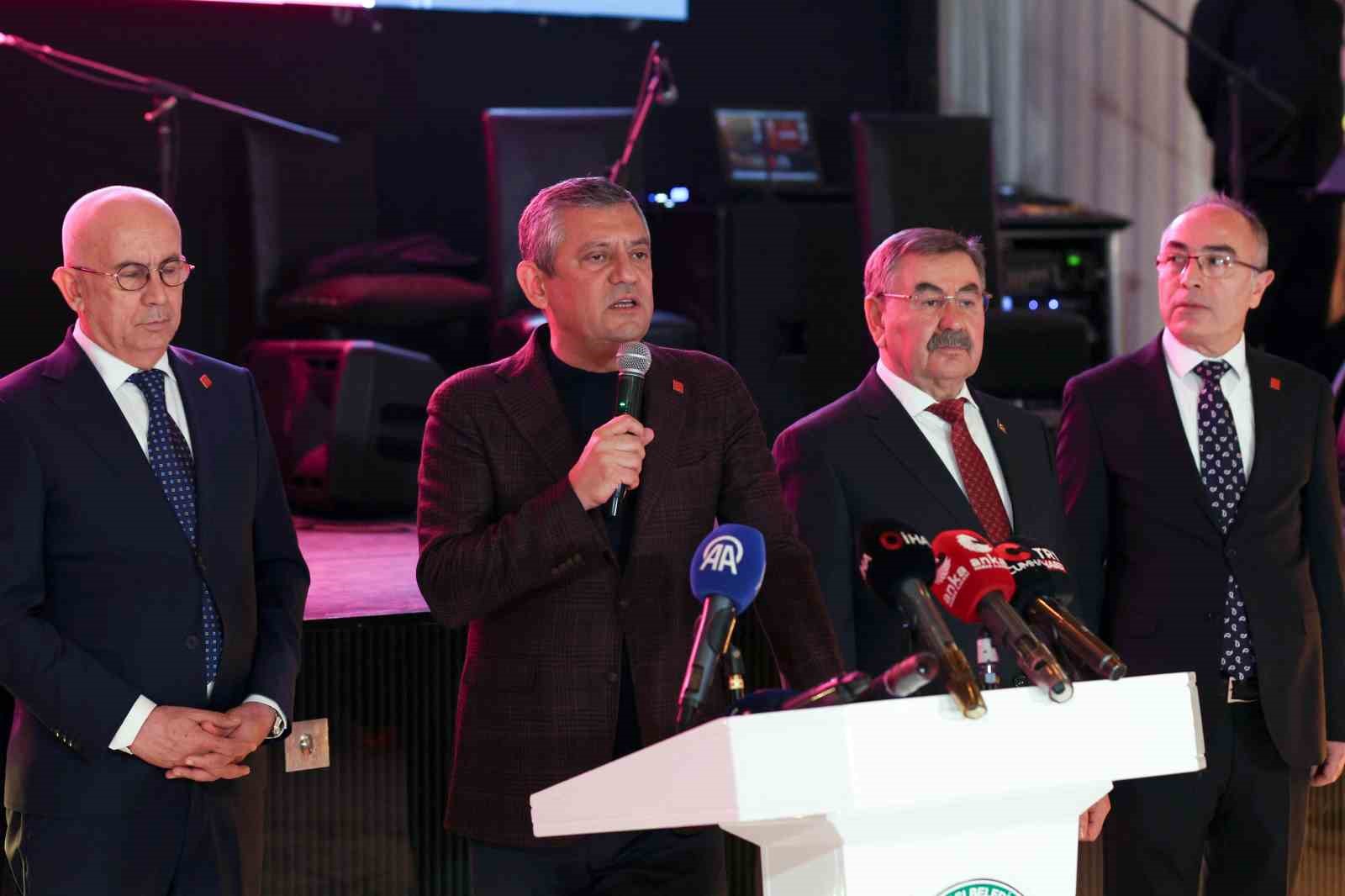 CHP Genel Başkanı Özel: "Trump’ın kurduğu düzen, yeni dünya düzeni olamaz"
