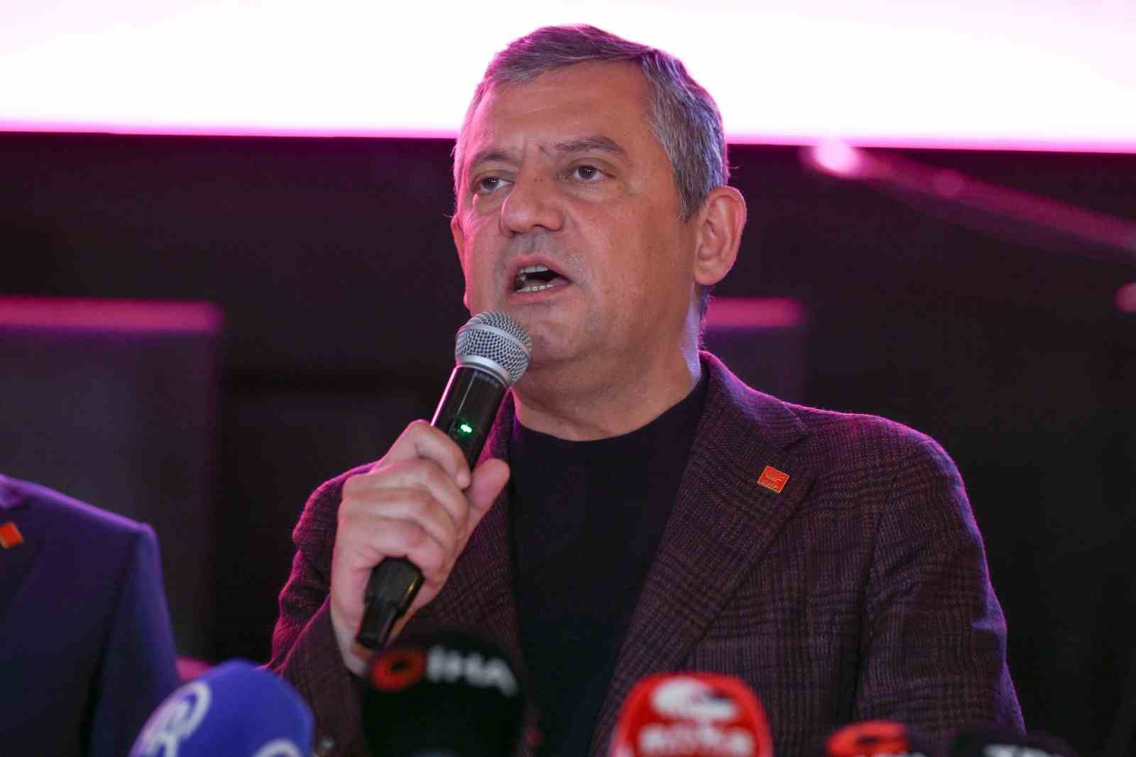 CHP Genel Başkanı Özel: "Trump’ın kurduğu düzen, yeni dünya düzeni olamaz"
