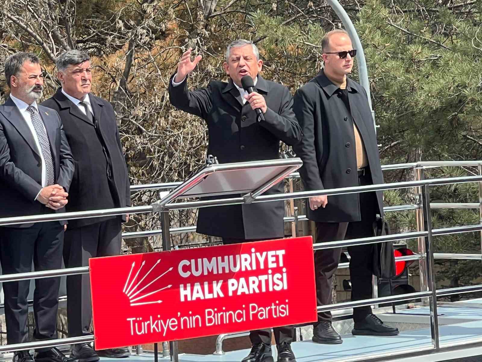 CHP Genel Başkanı Özel’den Nevşehir’de altyapı ve turizm vurgusu
