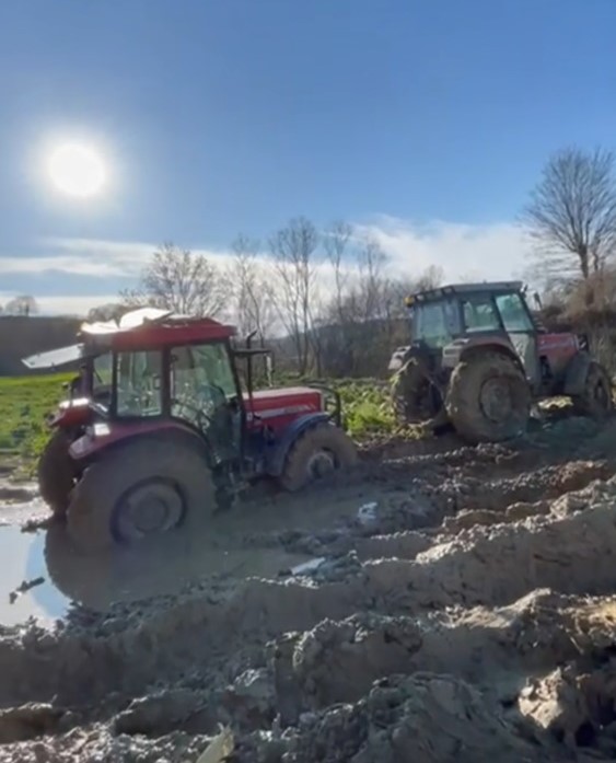 Çiftçinin zor anları
