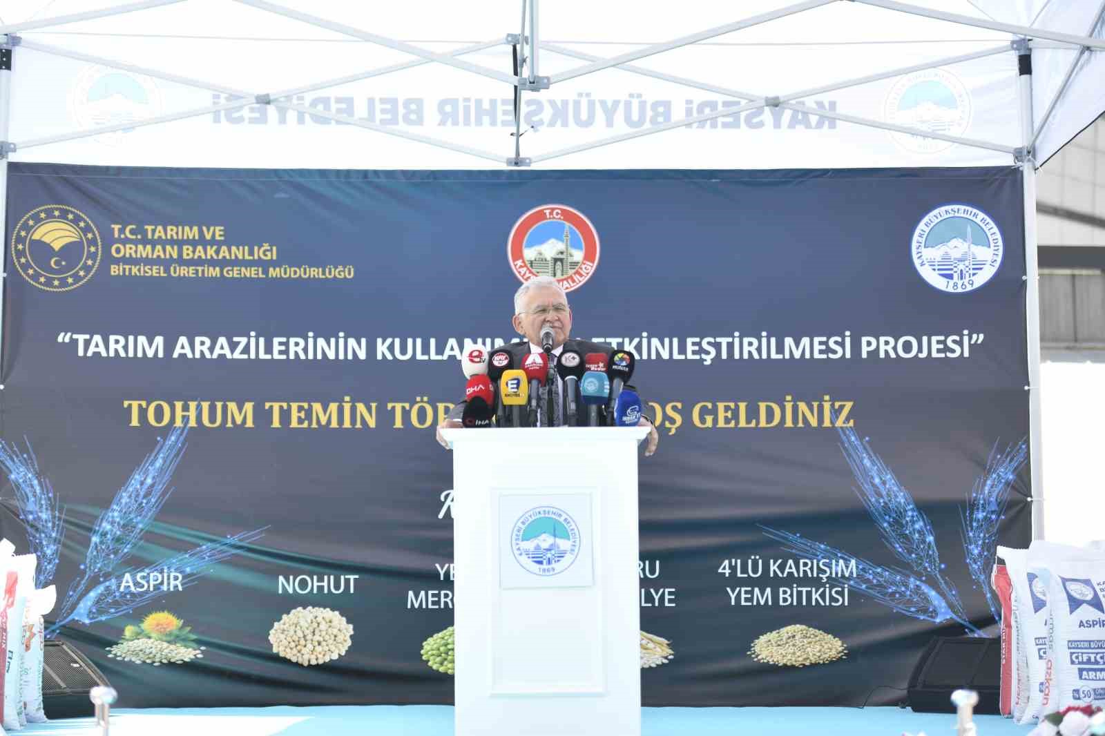 Çiftçiye 360 ton tohum dağıtıldı
