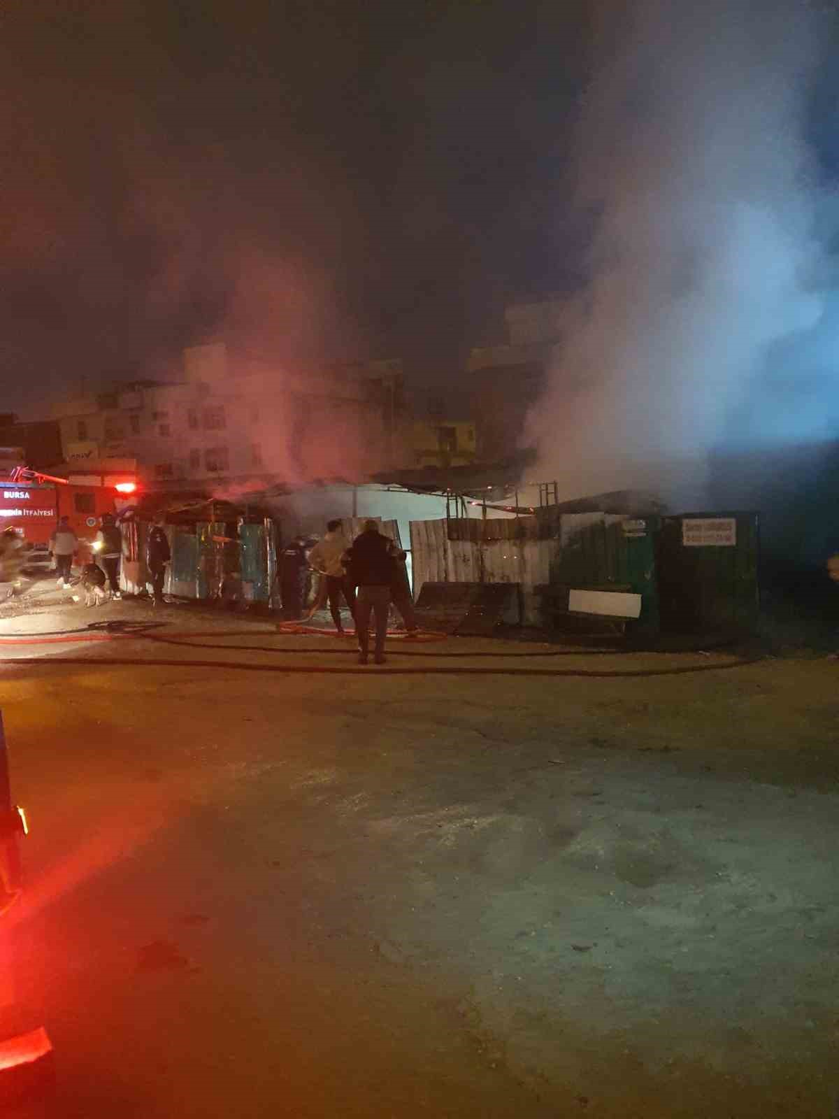 Çiftlik, alevlere teslim oldu
