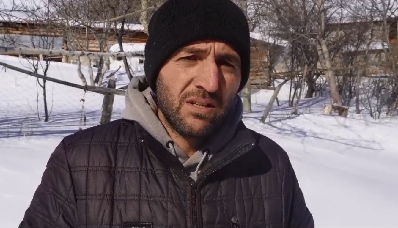 Çığ felaketinden kurtulan çoban o anları anlattı
