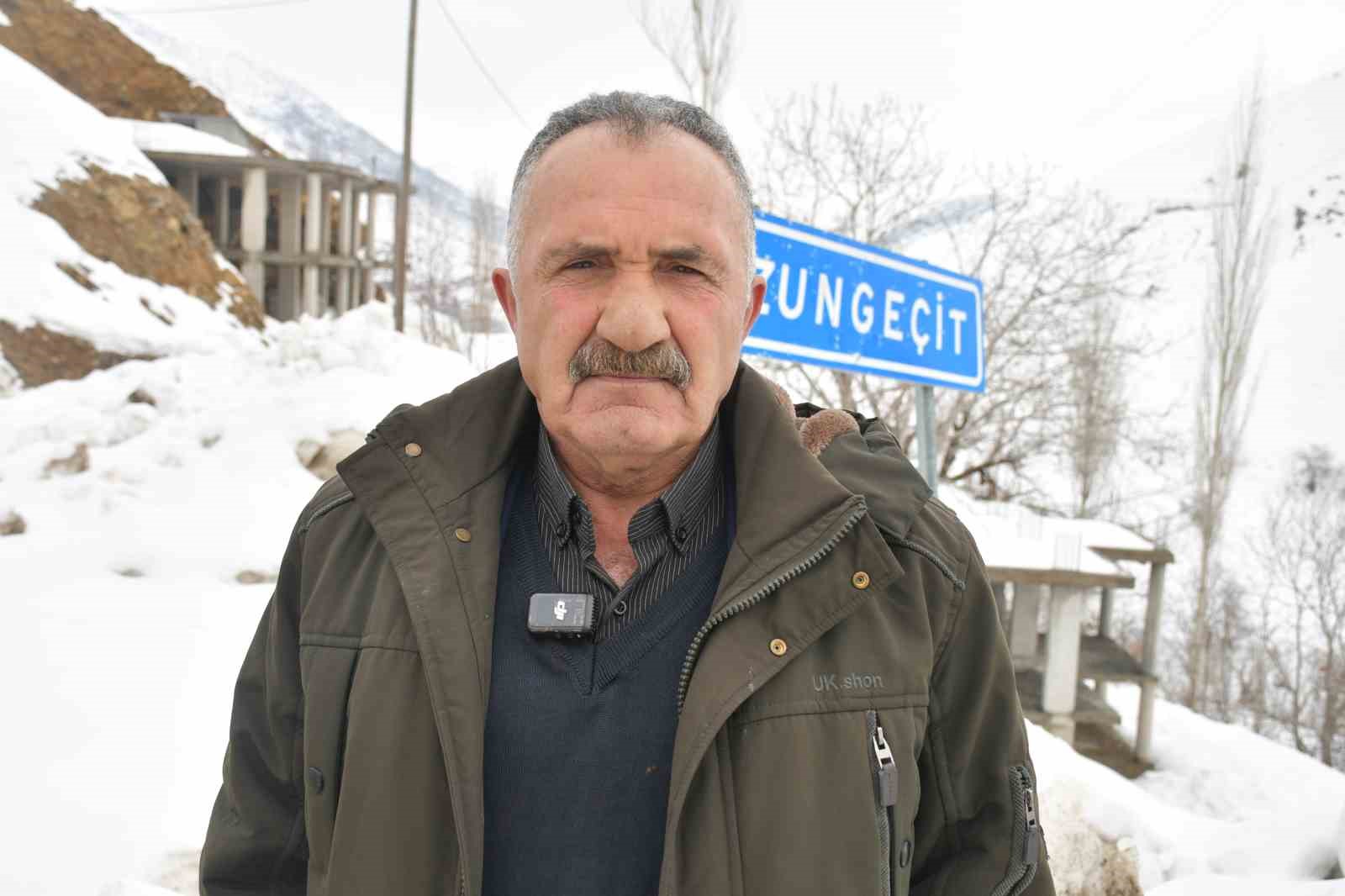 Çığ riski nedeniyle 5 bin nüfuslu beldenin alternatif yolu 60 gündür kapalı
