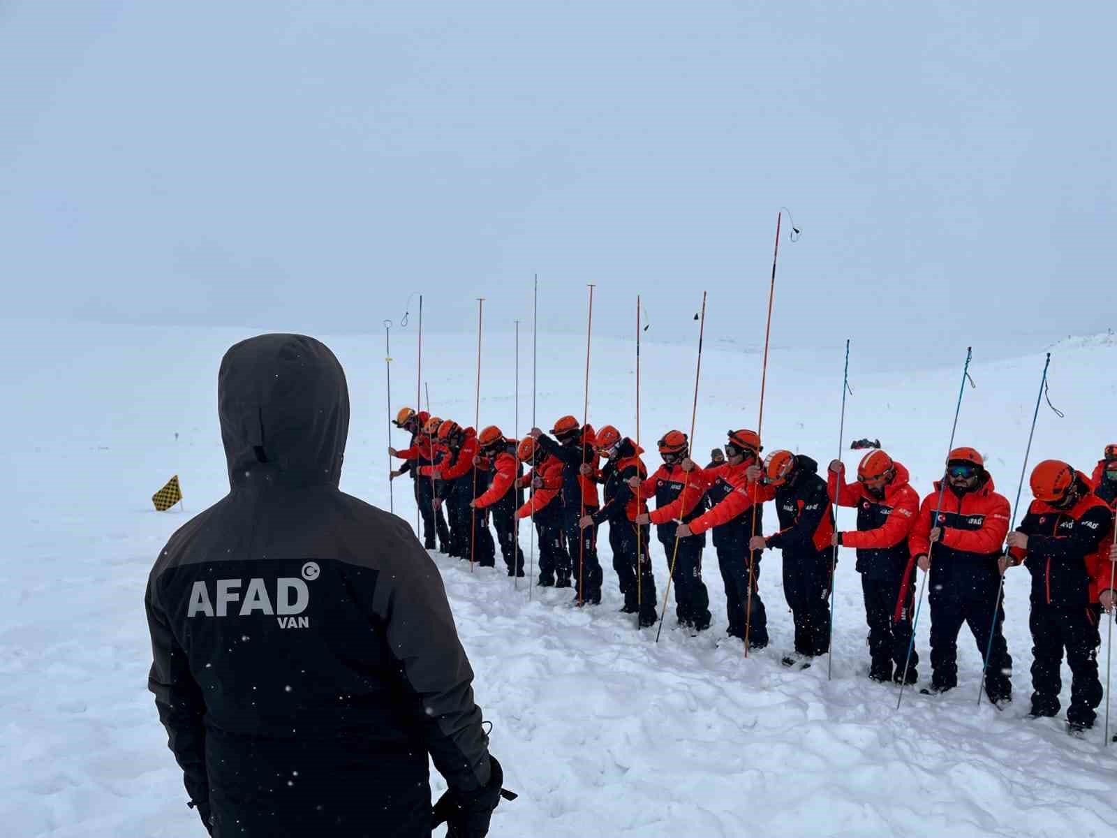 Çığ riskine karşı bölgesel AFAD eğitimi Van’da başladı
