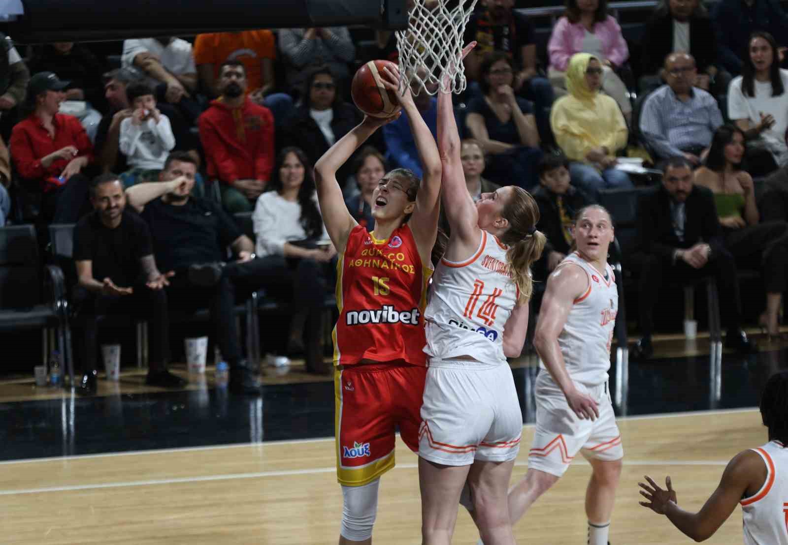 ÇİMSA ÇBK Mersin: 75 - Athinaikos Qualco: 77
