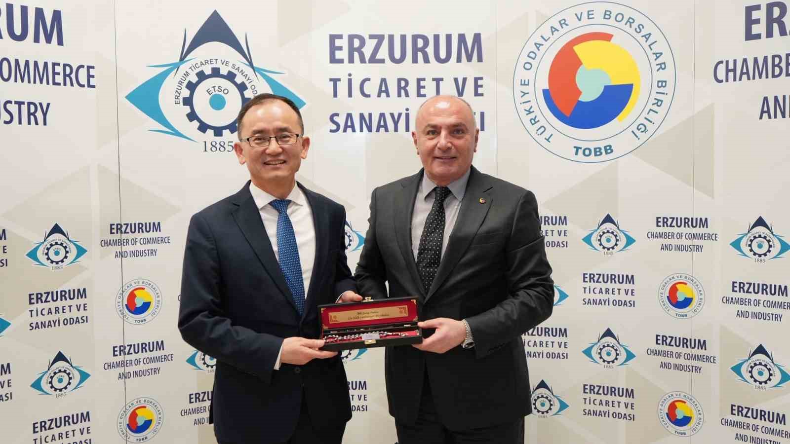 Çin Büyükelçisi JIANG Xuebin ETSO’da
