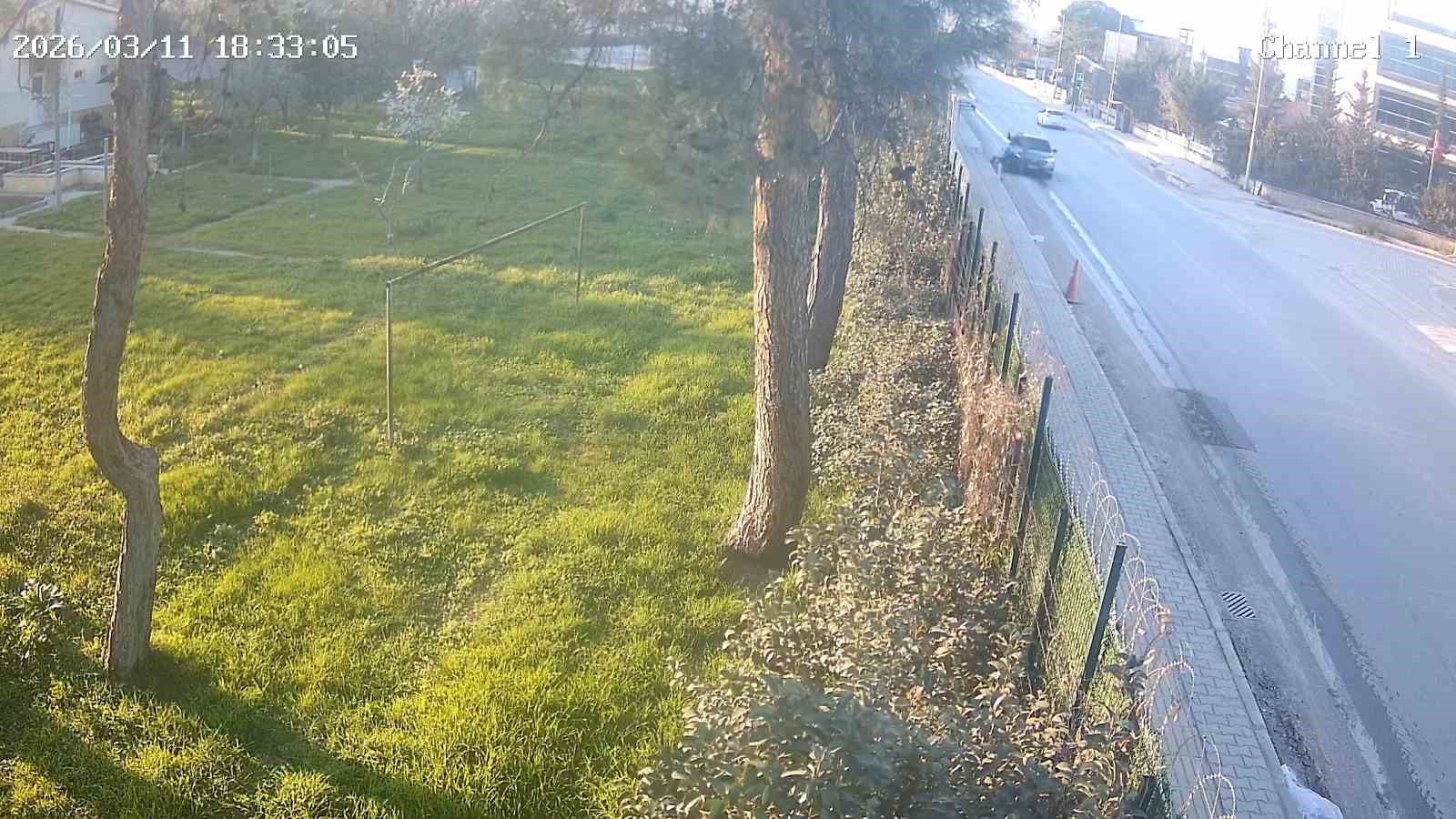 Cinayet gibi kaza güvenlik kamerasında
