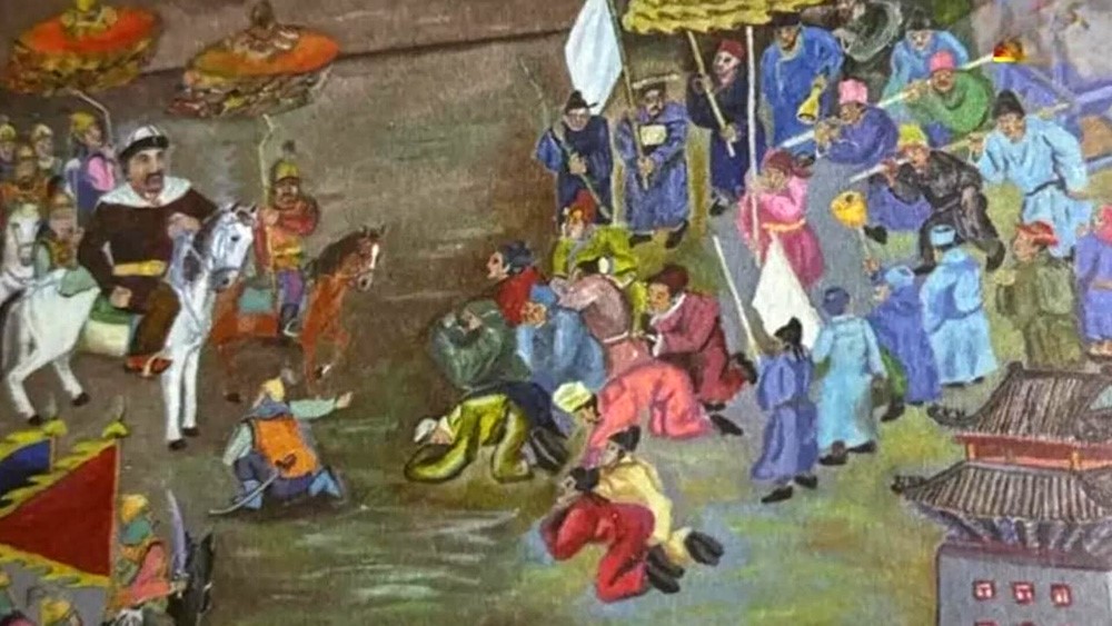 Çin’deki bir müzede Kırgızları ve Manas destanını tasvir eden resimler bulundu
