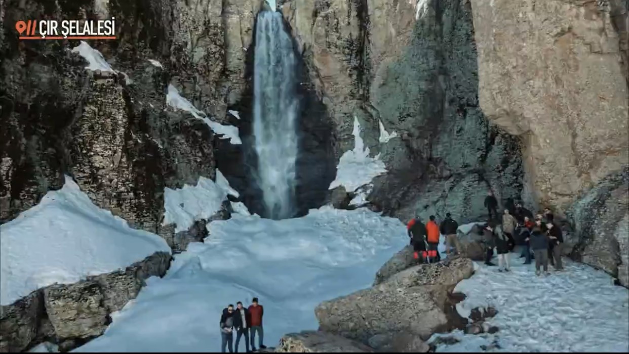 Çır Şelalesi misafirlerini ağırlıyor
