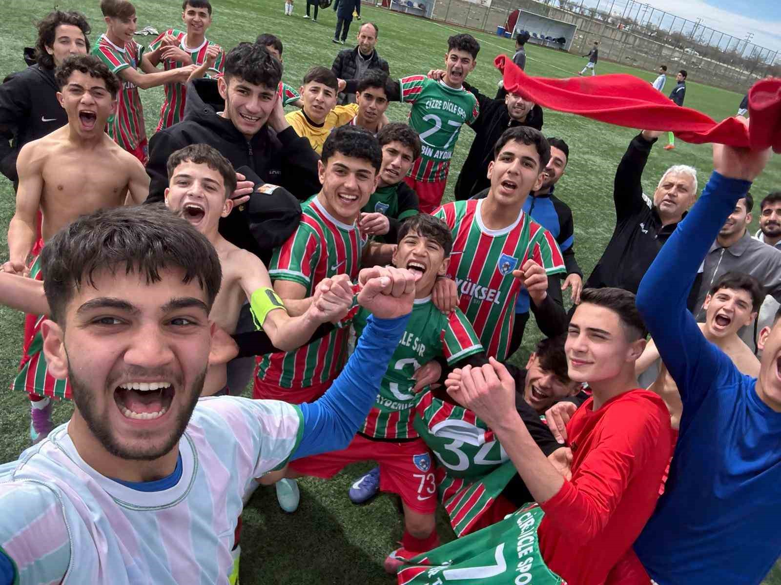 Cizre Dicle Spor, U-16 Türkiye Şampiyonasında şampiyon oldu
