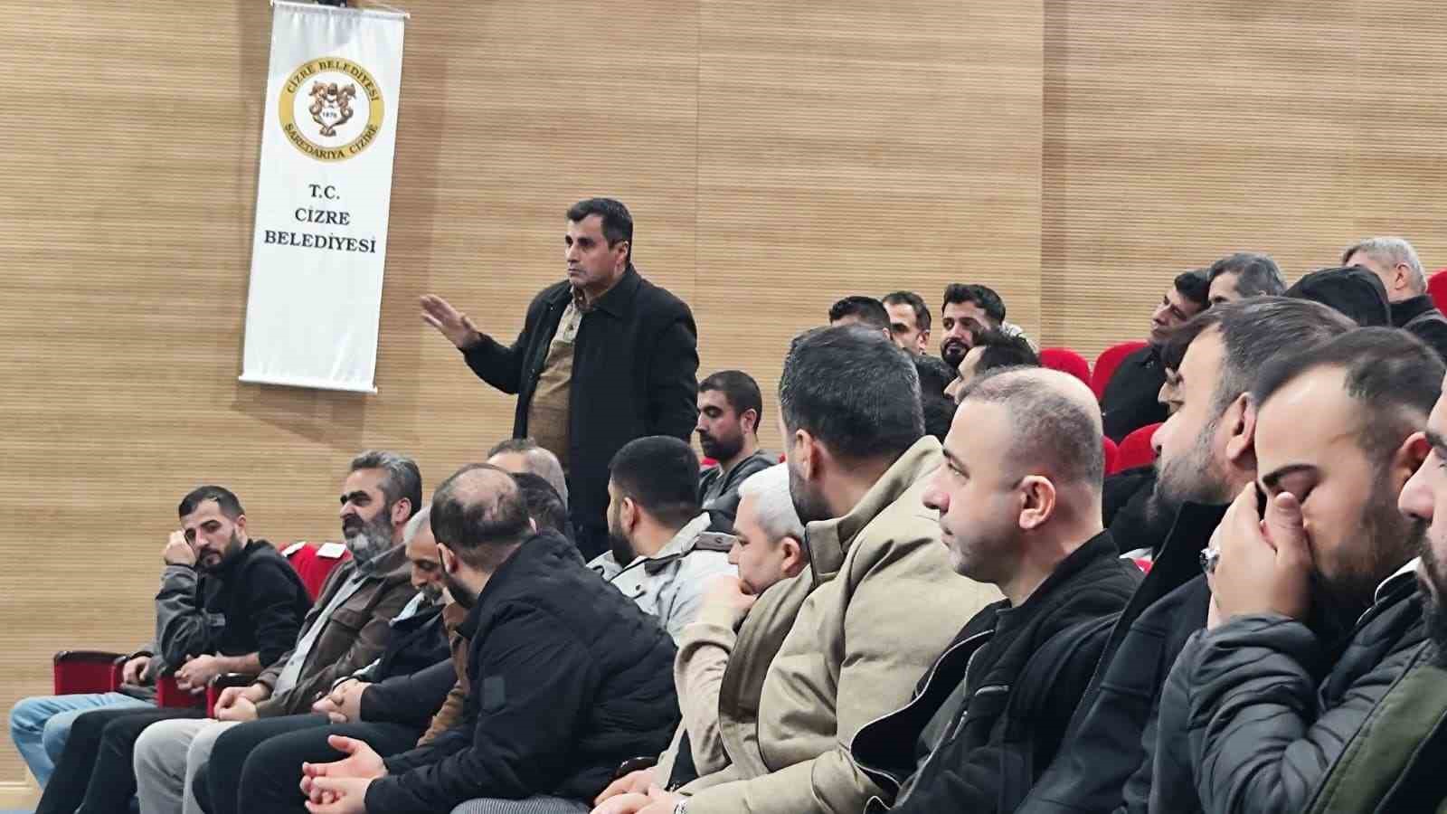 Cizre’de fırıncıların sorunları masaya yatırıldı
