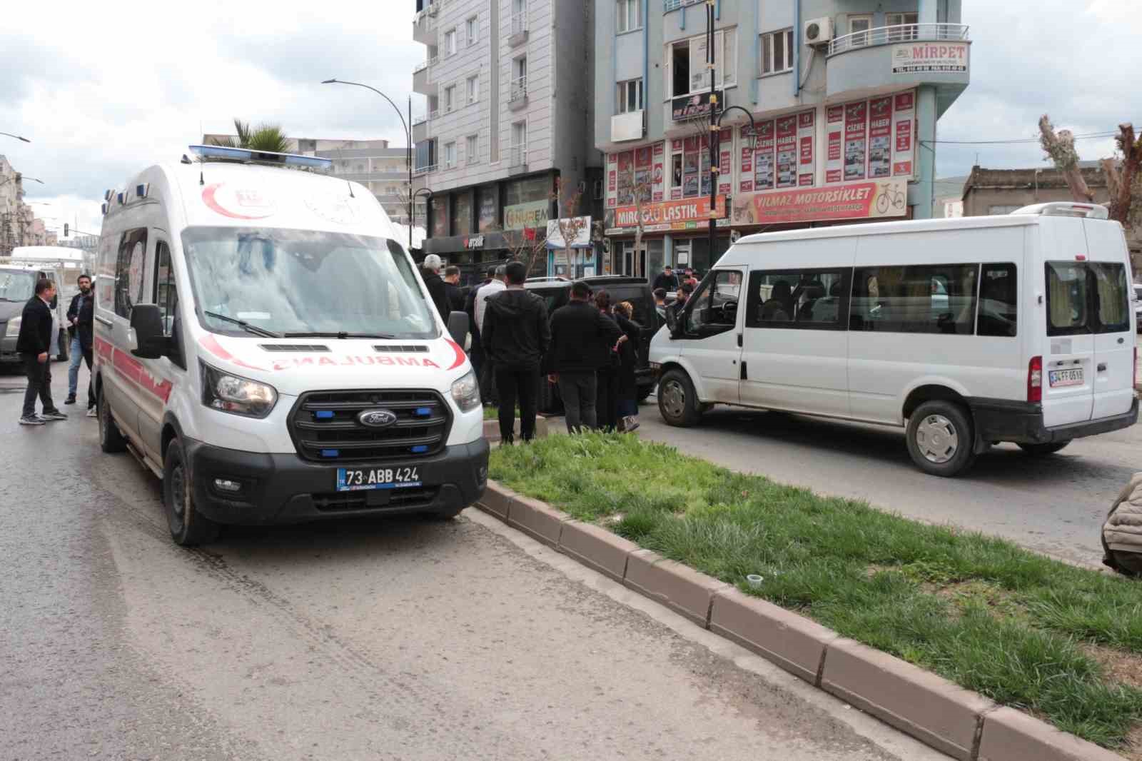 Cizre’de zincirleme kaza: 1 yaralı
