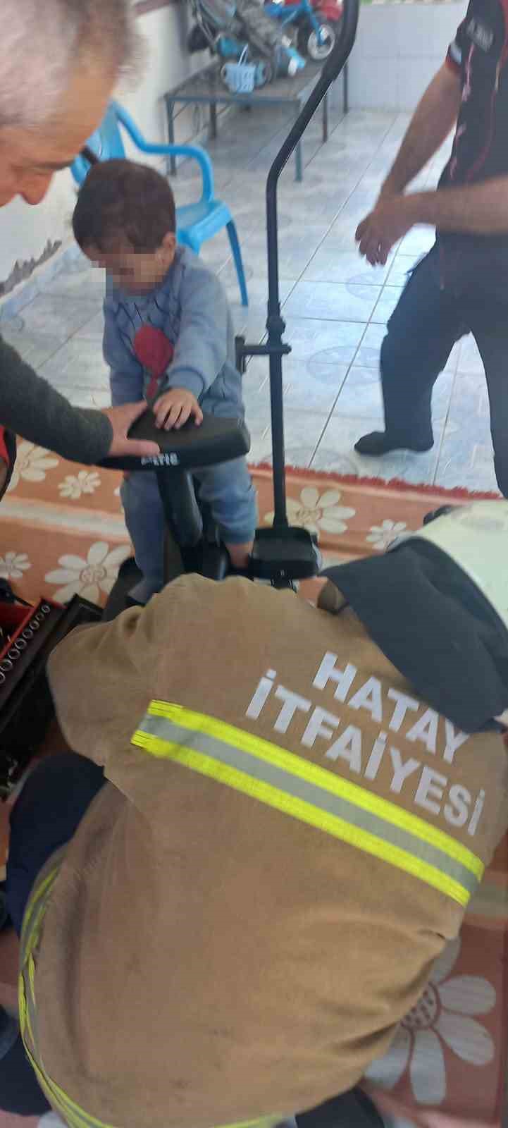 Çocuğun spor aletindeki oyunu acıyla son buldu
