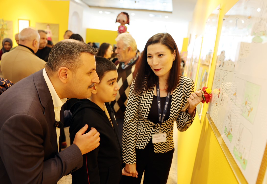 Çocuklar hayal gücünü sanatla buluşturdu
