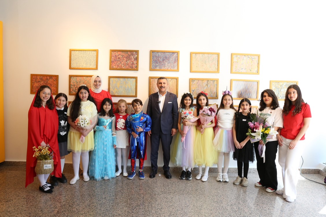 Çocuklar hayal gücünü sanatla buluşturdu
