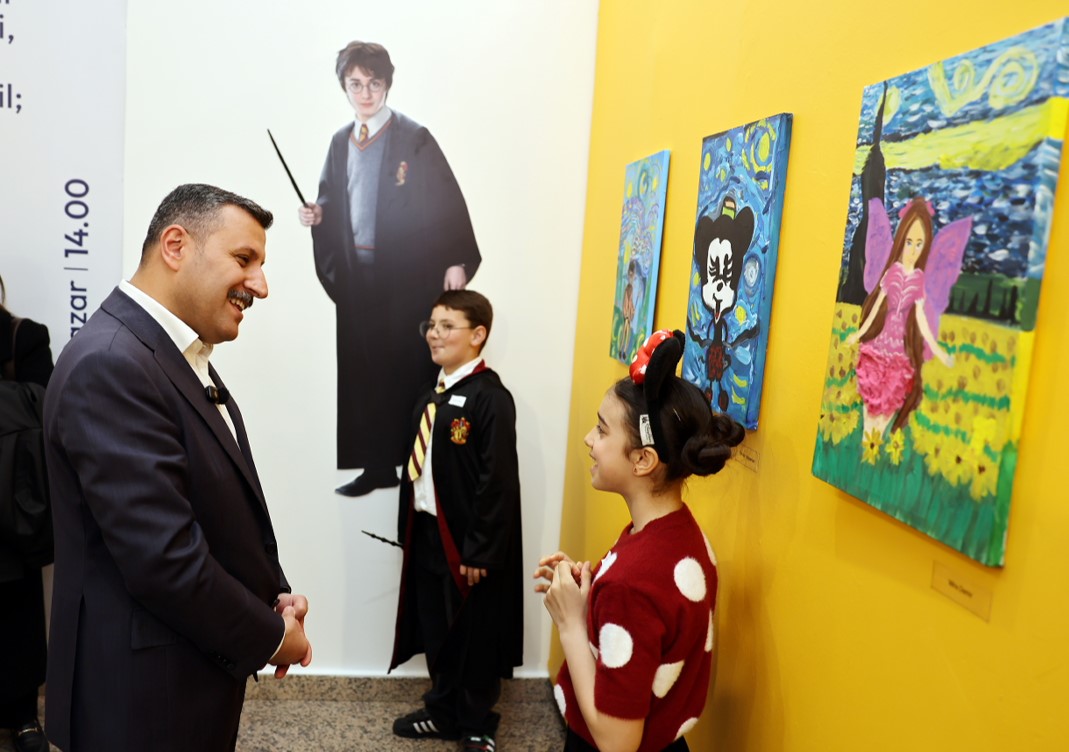 Çocuklar hayal gücünü sanatla buluşturdu
