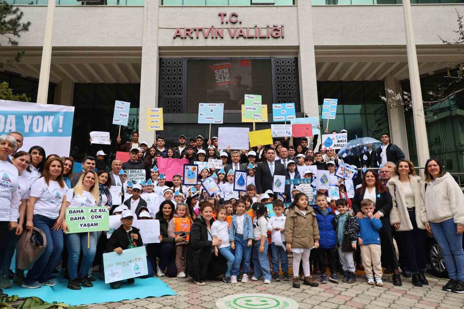 Çocuklara su tasarrufu bilinci kazandırılyor
