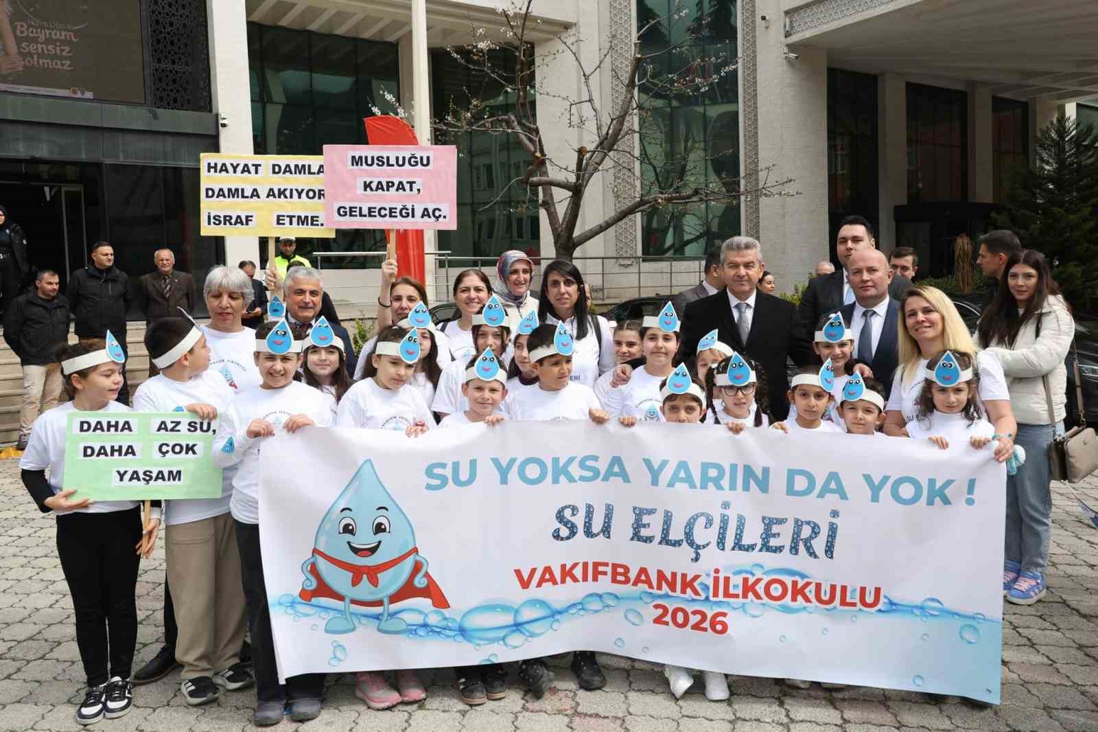 Çocuklara su tasarrufu bilinci kazandırılyor
