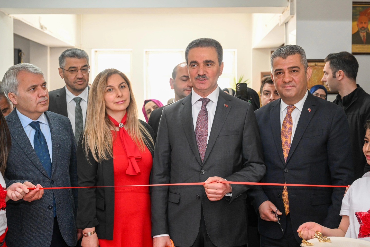 Çocuklardan anlamlı "bayrak" vurgulu çalışma
