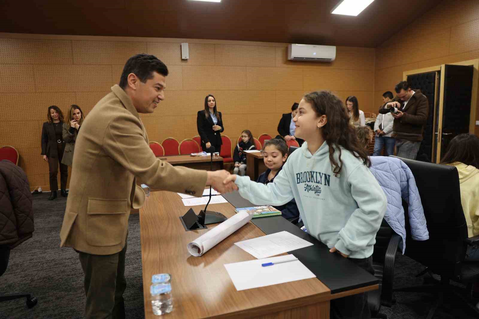 Çocukların hazırladığı projeler dikkat çekti
