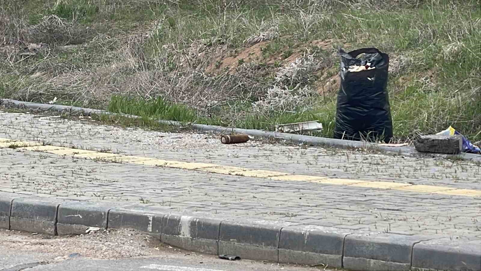 Çöpe atılan havan mermisi paniğe neden oldu
