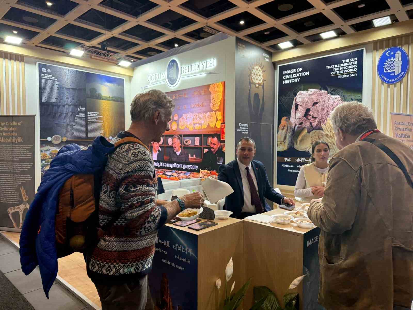 Çorum Belediyesi standına Berlin’de yoğun ilgi
