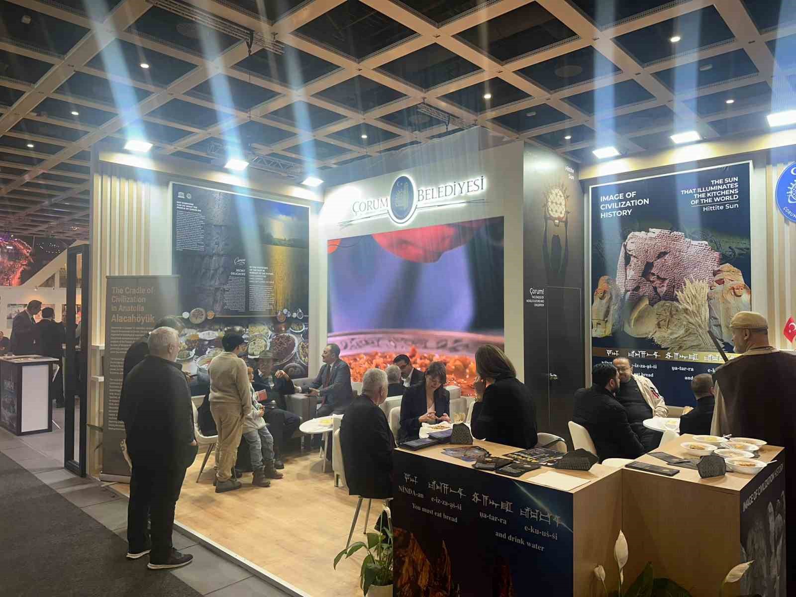 Çorum Belediyesi standına Berlin’de yoğun ilgi
