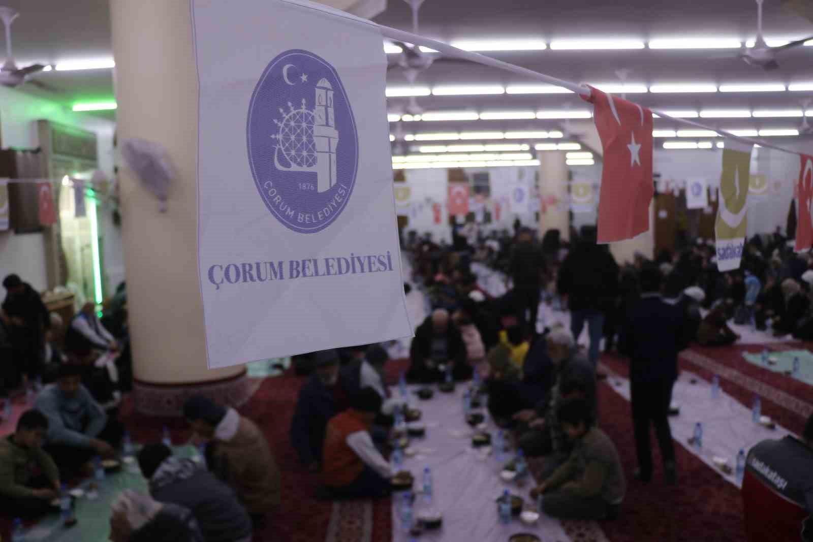 Çorum Belediyesi Suriye’de gönül sofrası kurdu
