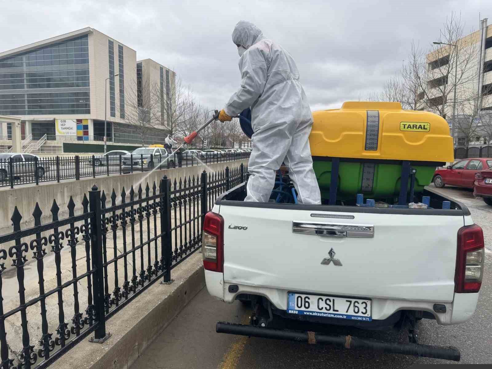 Çorum Belediyesi’nden yaz öncesi vektörle mücadele
